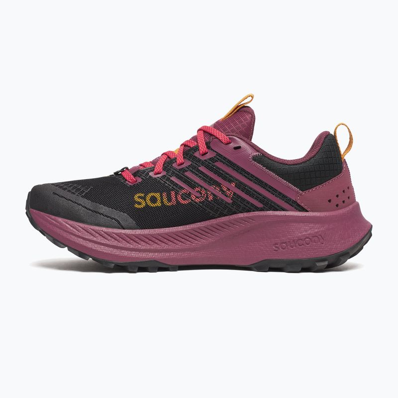 Women's running shoes Saucony Ride Trail 2 black/terra 9