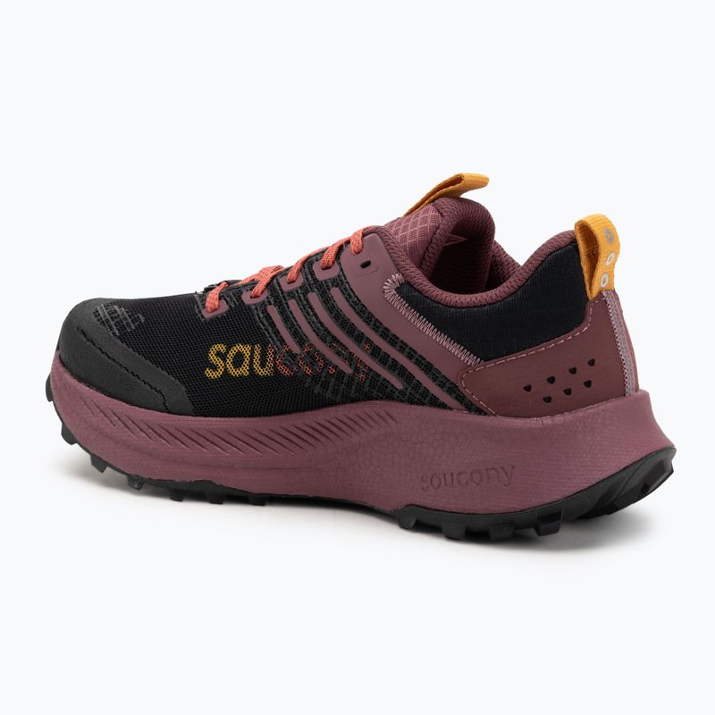 Women's running shoes Saucony Ride Trail 2 black/terra 3