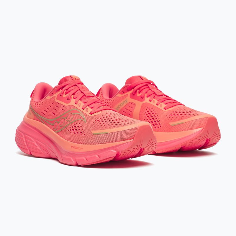 Women's running shoes Saucony Guide 18 salmon/coral 10