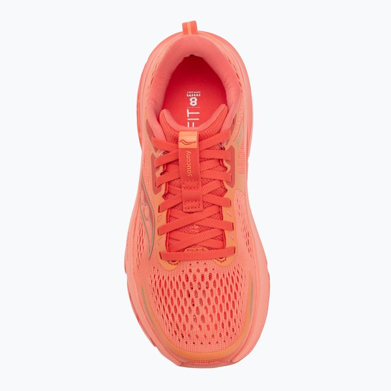 Women's running shoes Saucony Guide 18 salmon/coral 5