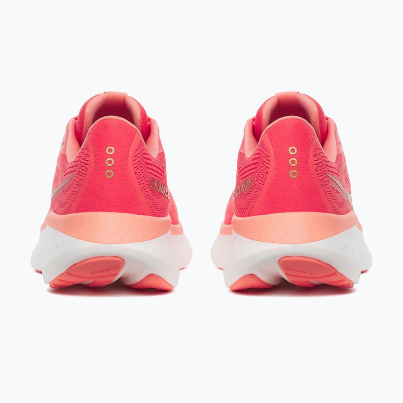 Women's running shoes Saucony Ride 18 coral/salmon 11