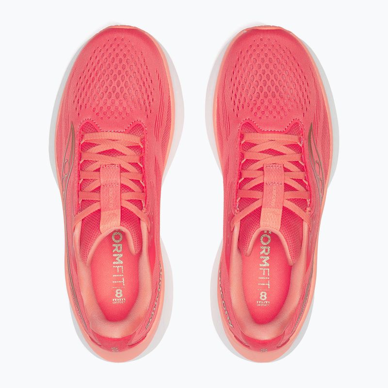 Women's running shoes Saucony Ride 18 coral/salmon 12