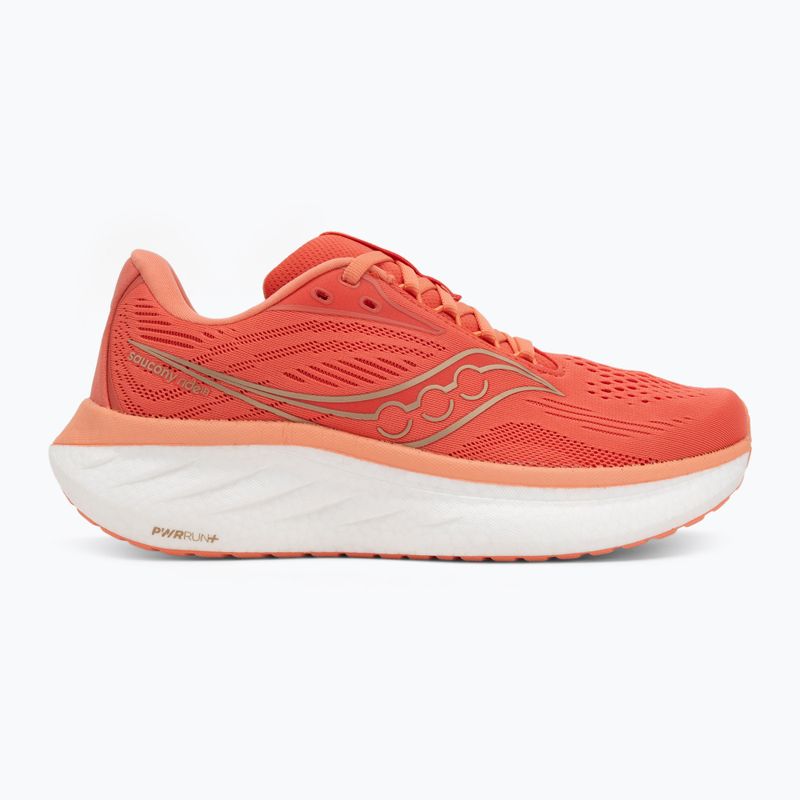 Women's running shoes Saucony Ride 18 coral/salmon 2