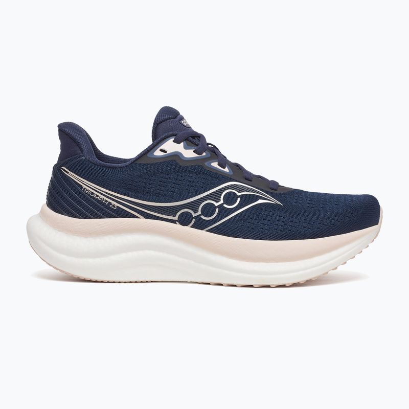 Women's running shoes Saucony Triumph 23 navy/cameo 8