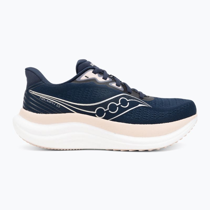 Women's running shoes Saucony Triumph 23 navy/cameo 2