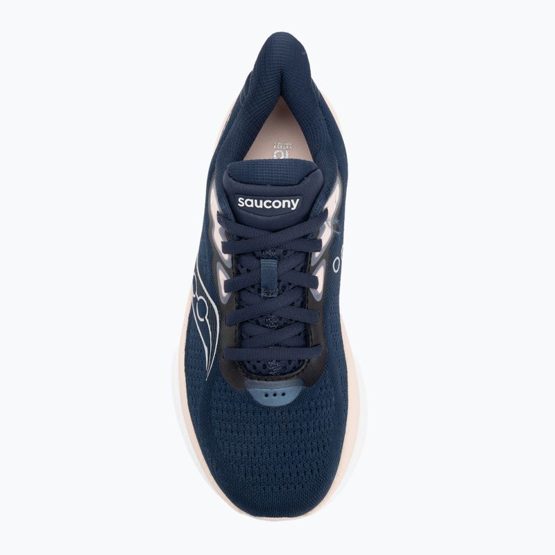 Women's running shoes Saucony Triumph 23 navy/cameo 5