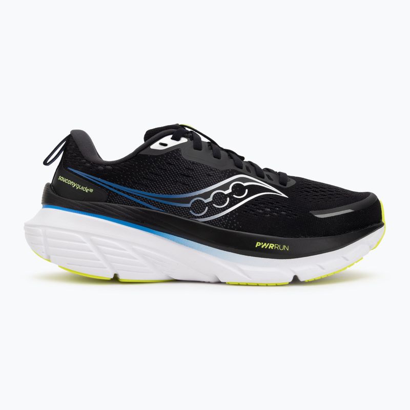 Men's running shoes Saucony Guide 18 black/lapis 2