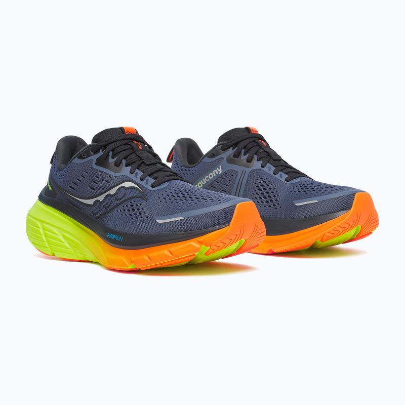 Men's running shoes Saucony Guide 18 shadow/vizi 10