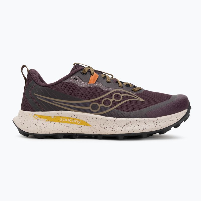 Men's running shoes Saucony Peregine 15 wine/kodiak 2