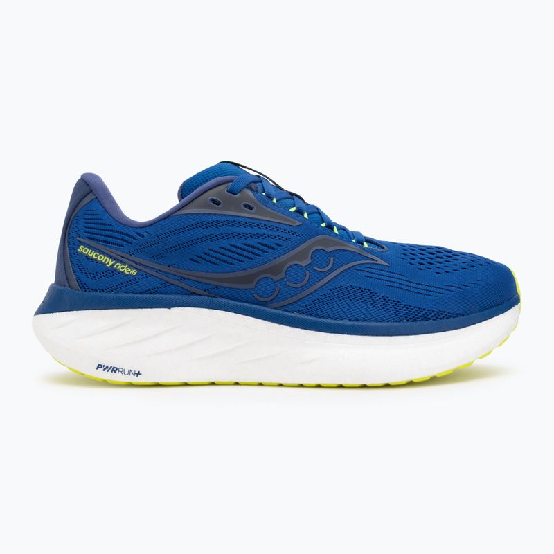 Men's running shoes Saucony Ride 18 lapis/citron 2