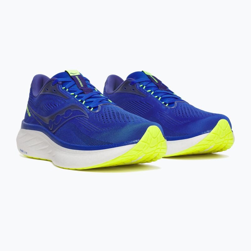 Men's running shoes Saucony Ride 18 lapis/citron 10