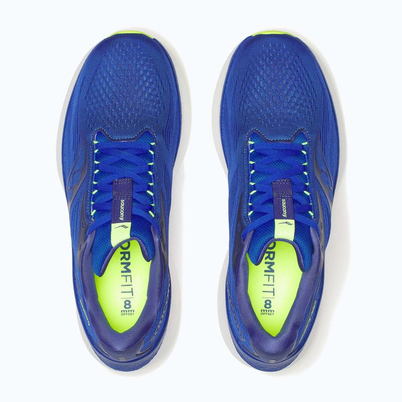 Men's running shoes Saucony Ride 18 lapis/citron 12