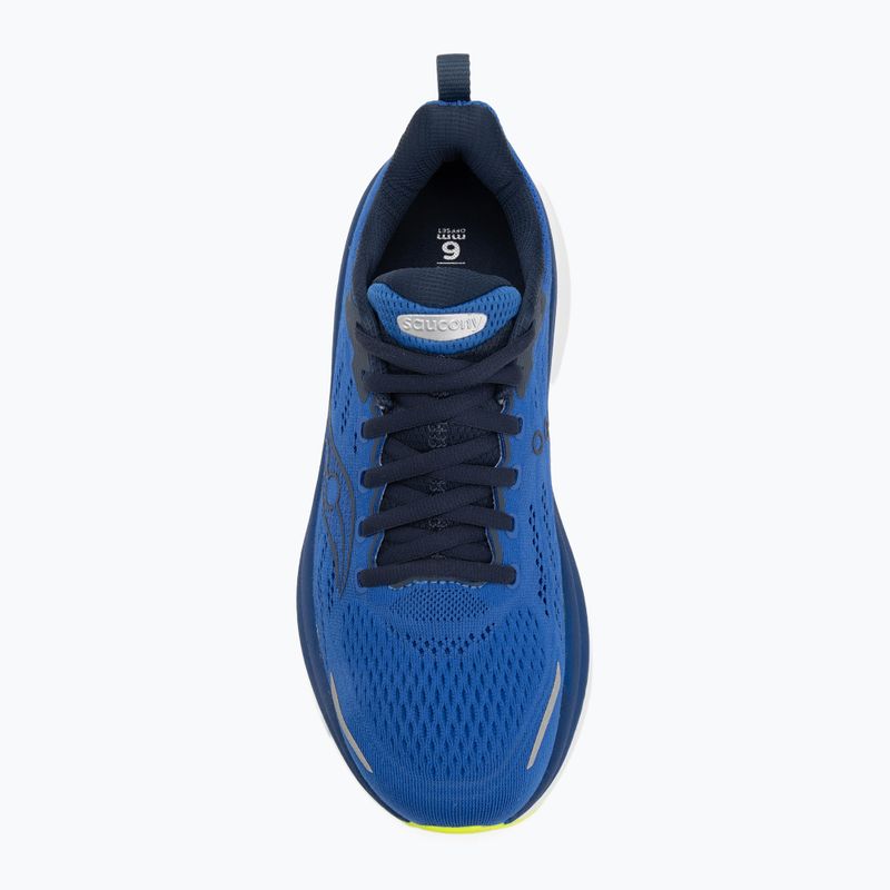 Men's running shoes Saucony Hurricane 25 lapis/citron 5