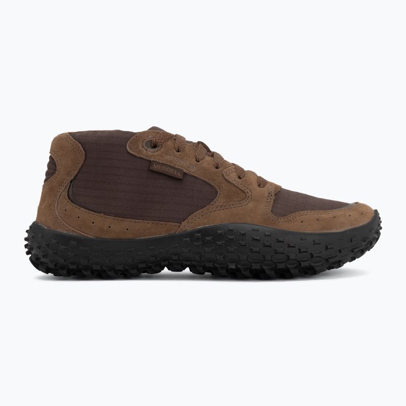 Men's barefoot shoes Merrell Wrapt Sneaker Mid Wp coffee 2