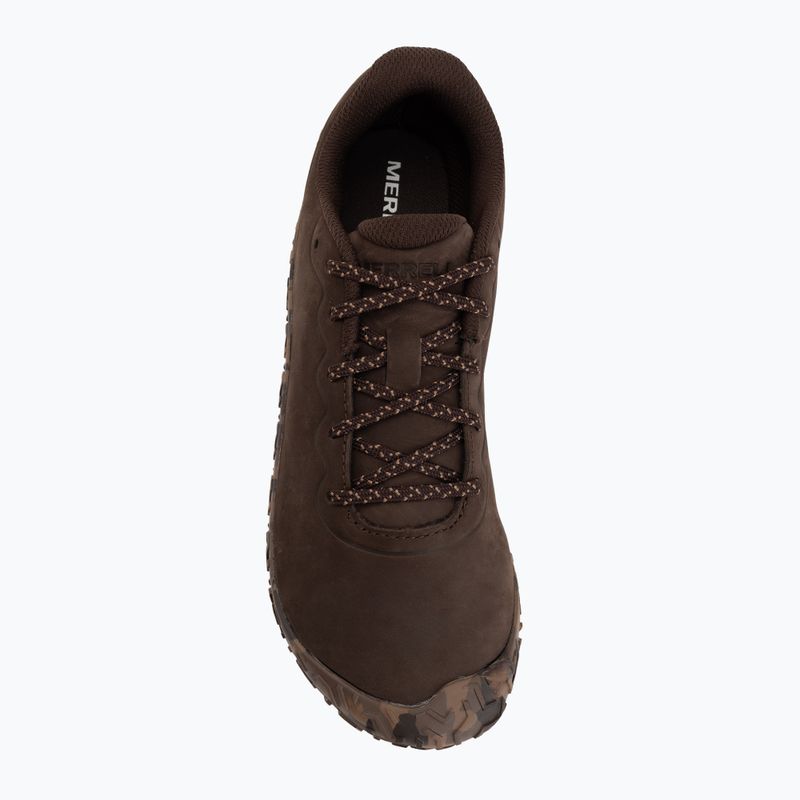 Men's barefoot shoes Merrell Vapor Glove 6 Leather coffe 5