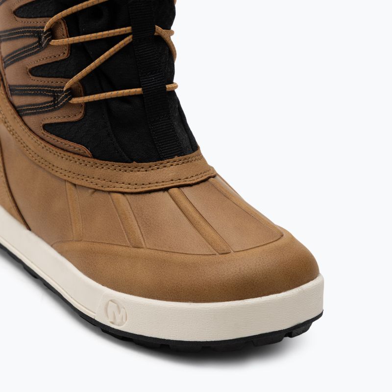 Children's snow boots Merrell Snow Bank 5.0 WP wheat/black 7