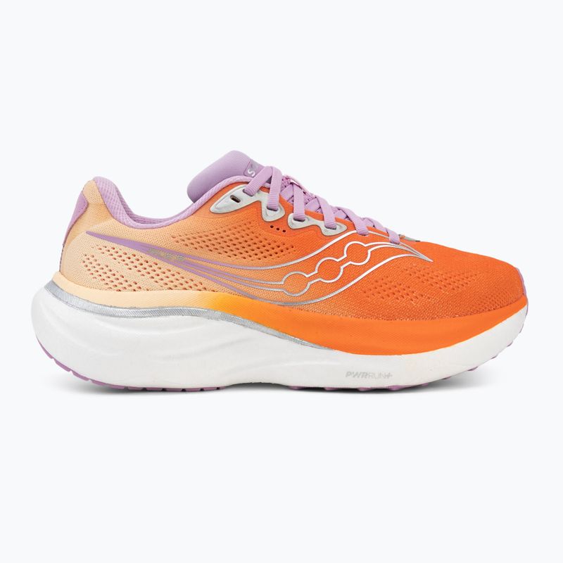 Women's running shoes Saucony Ride 19 fire/orchid 2