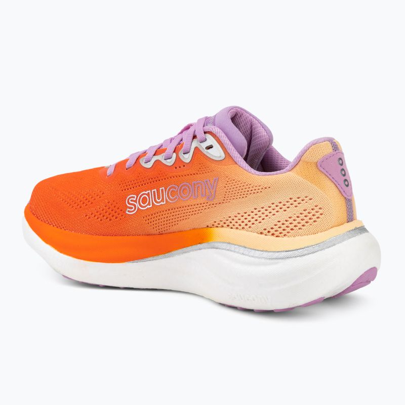 Women's running shoes Saucony Ride 19 fire/orchid 3