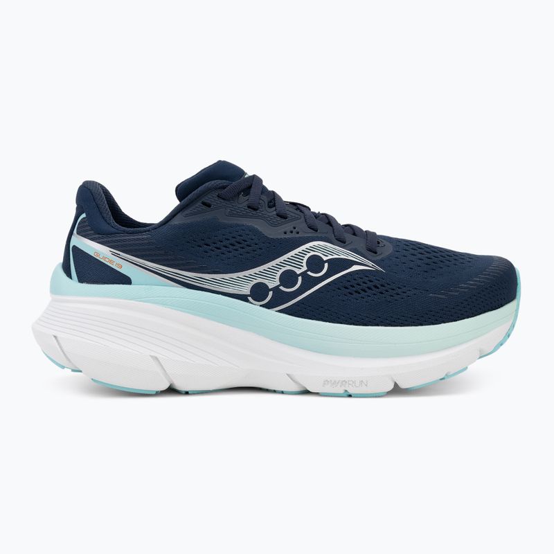 Women's running shoes Saucony Guide 19 navy/aqua 2