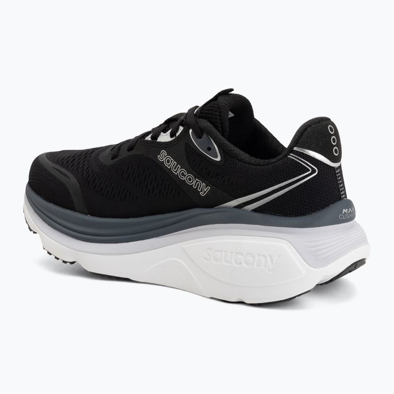 Women's running shoes Saucony Hurricane 26 black/silver 3