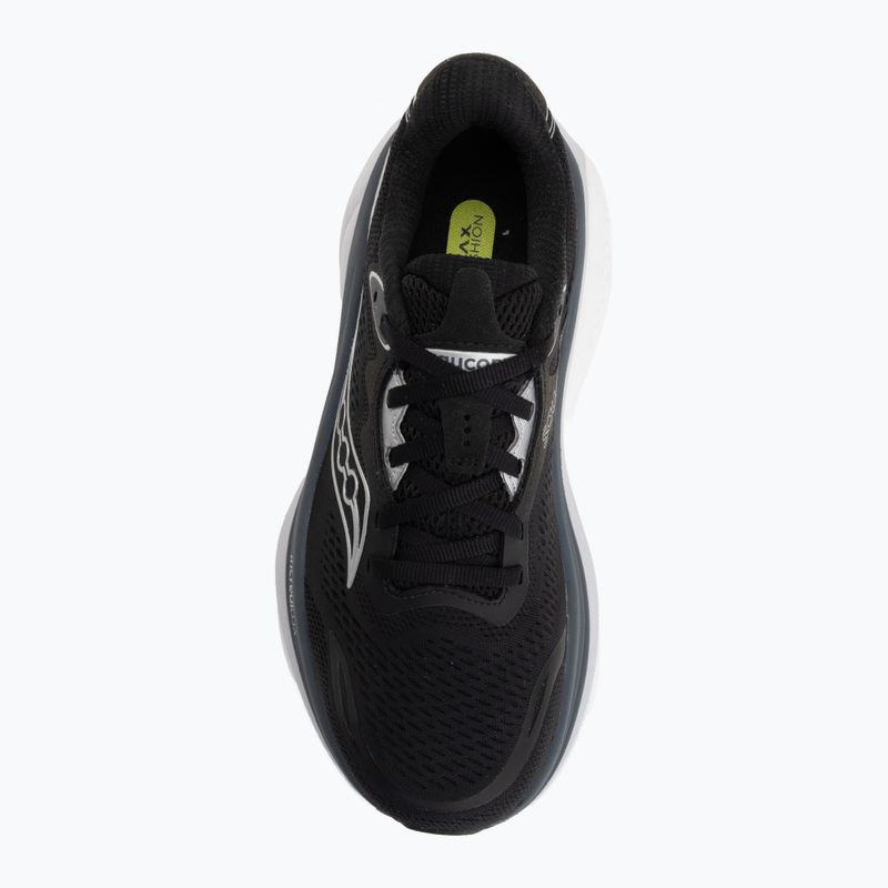Women's running shoes Saucony Hurricane 26 black/silver 5