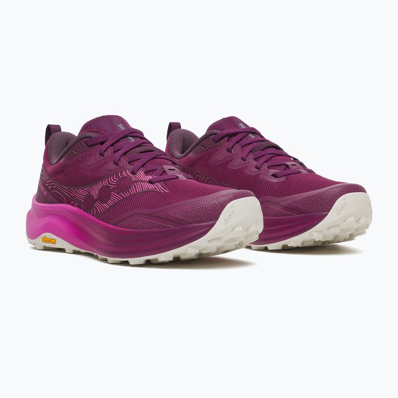 Women's running shoes Saucony Peregrine 16 plum/mulberry 3
