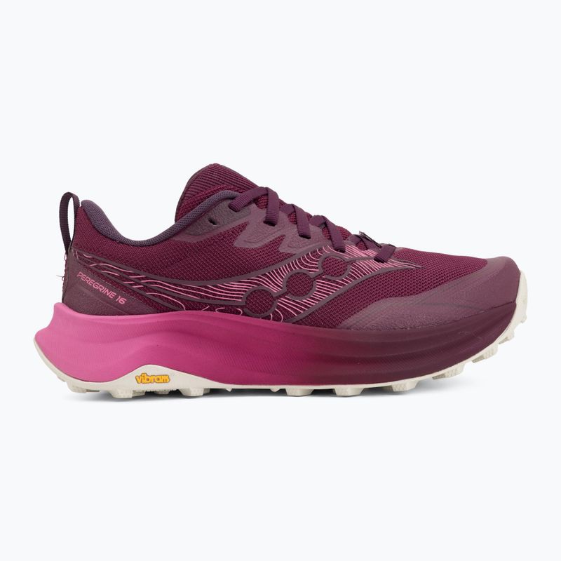 Women's running shoes Saucony Peregrine 16 plum/mulberry 2
