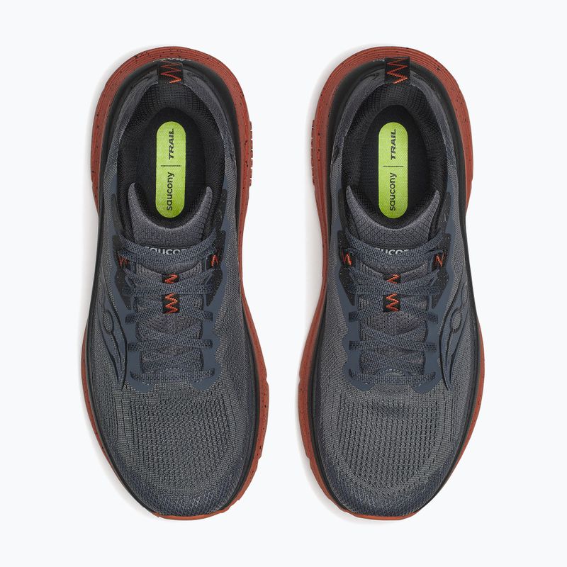 Men's running shoes Saucony Guide Tr carbon/rust 5