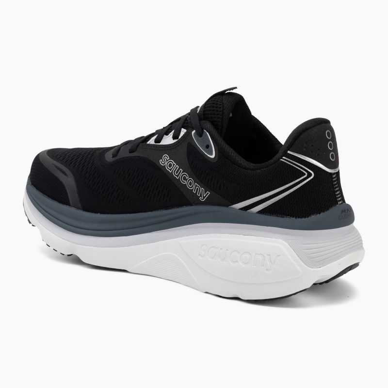 Men's running shoes Saucony Hurricane 26 black/silver 3