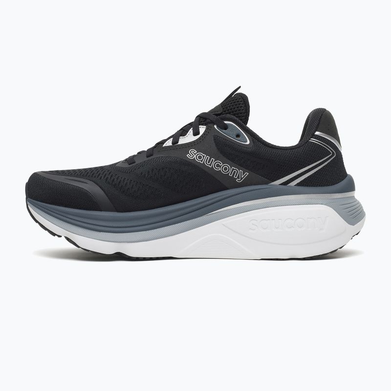 Men's running shoes Saucony Hurricane 26 black/silver 2