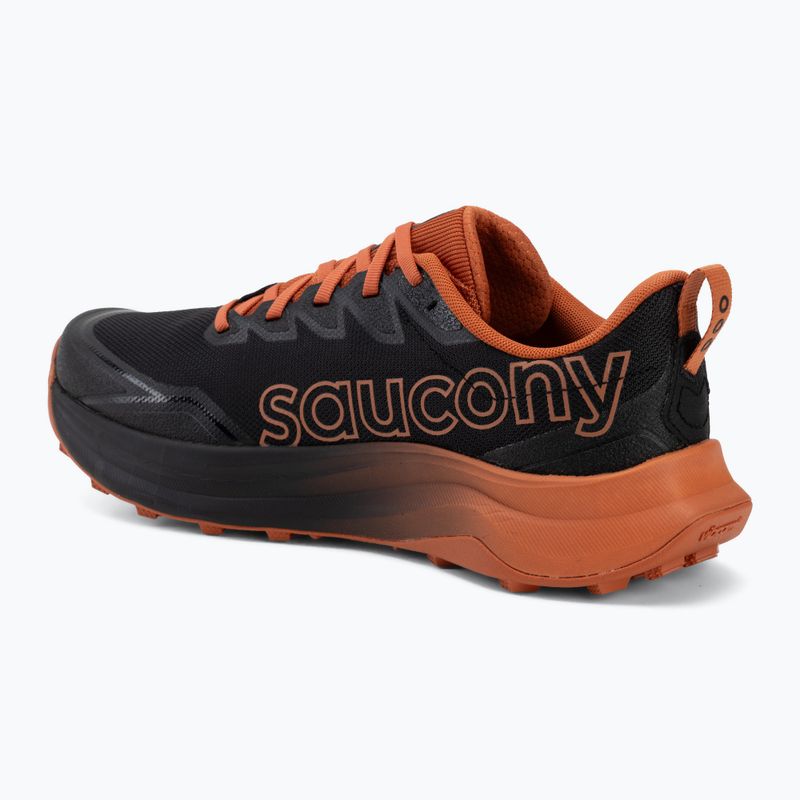 Men's running shoes Saucony Peregrine 16 black/rust 3