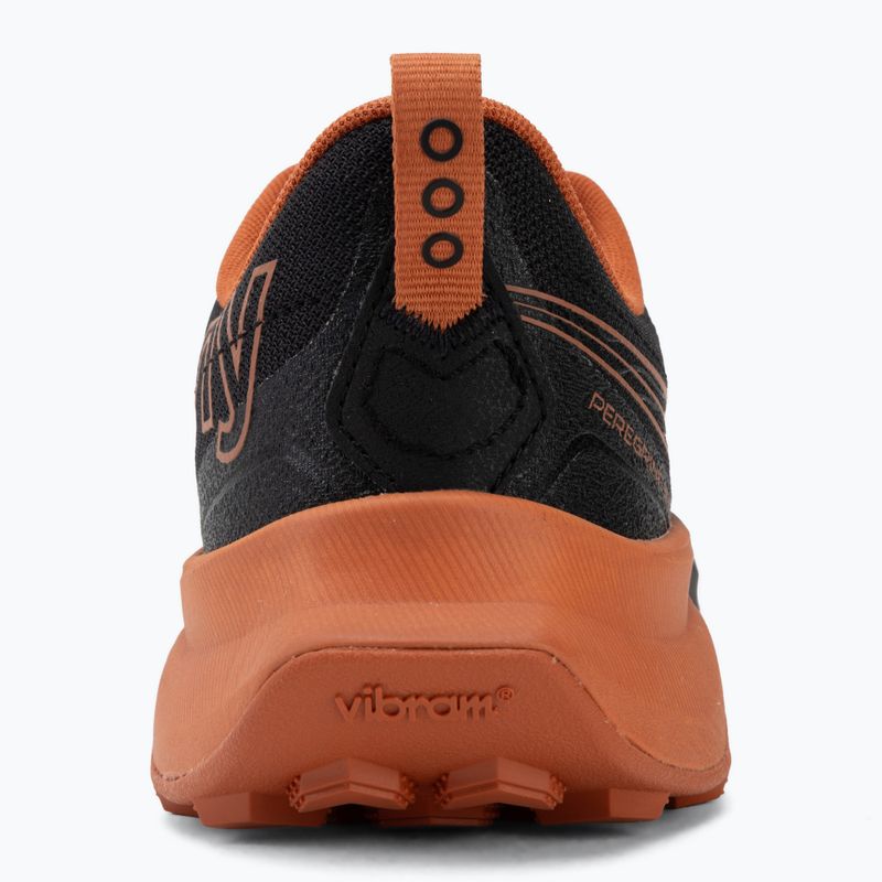 Men's running shoes Saucony Peregrine 16 black/rust 6