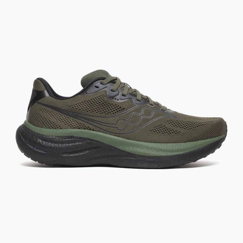 Men's running shoes Saucony Ride 19 fatigue/black