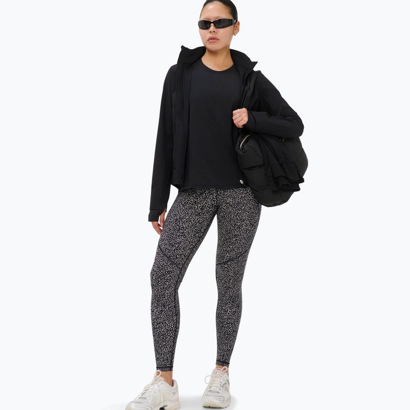Women's training leggings Sweaty Betty Power Workout 7/8 black micro dot print 2