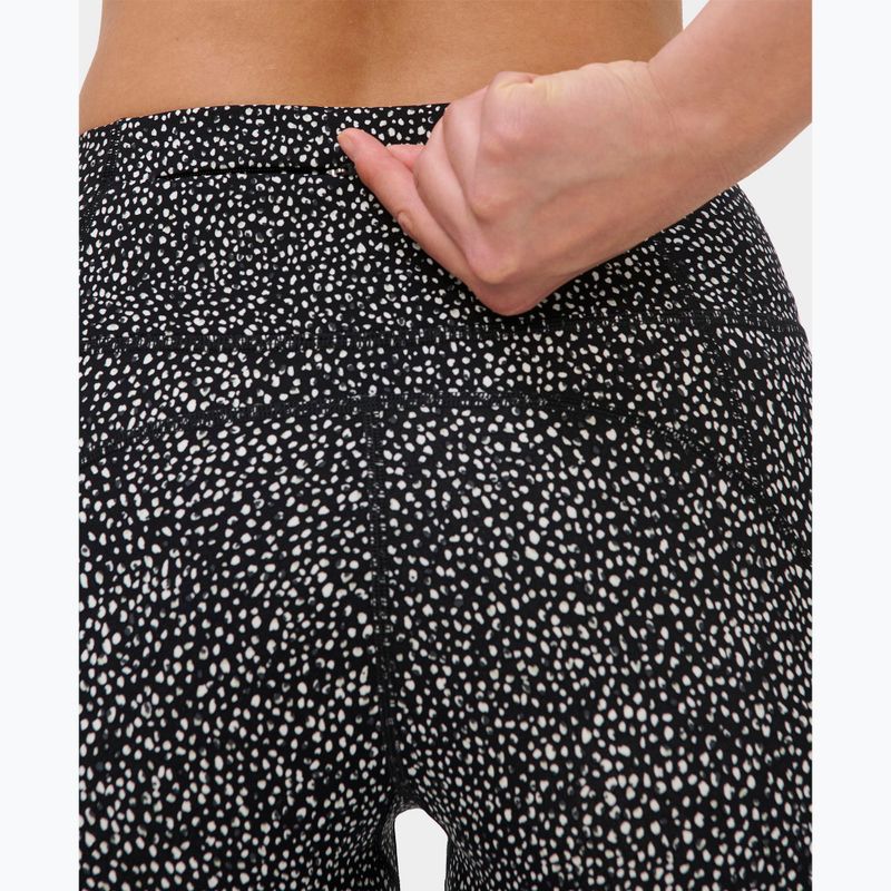 Women's training leggings Sweaty Betty Power Workout 7/8 black micro dot print 5