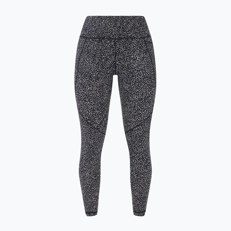 Women's training leggings Sweaty Betty Power Workout 7/8 black micro dot print 7