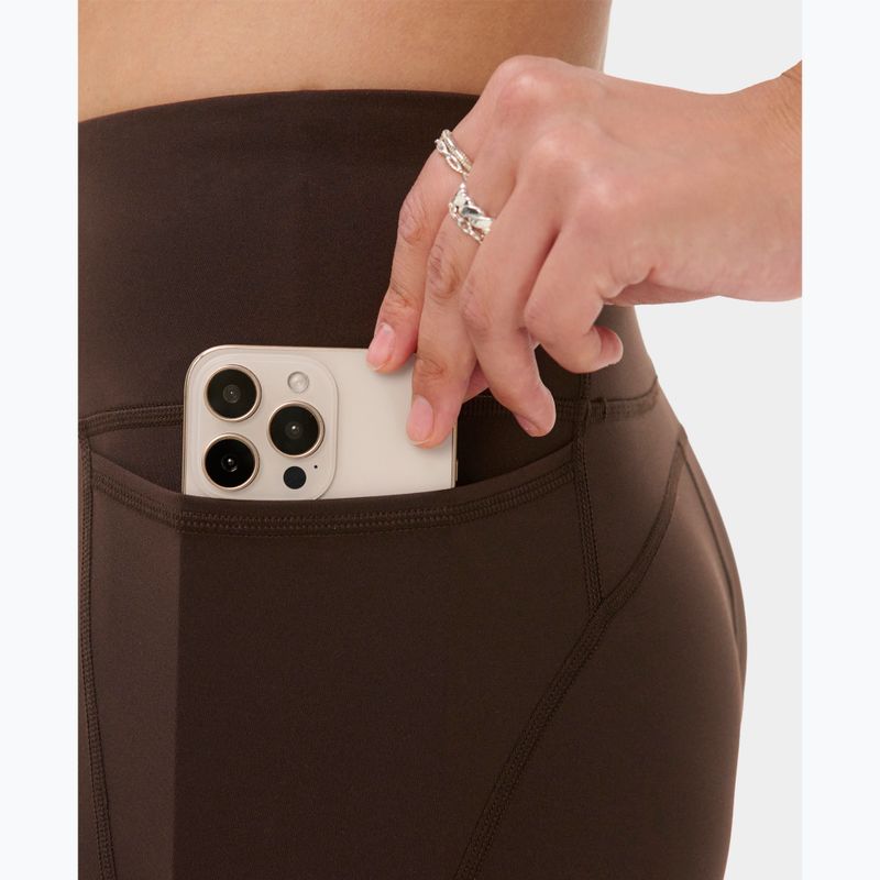 Women's training leggings Sweaty Betty Power Workout 7/8 espresso brown 8