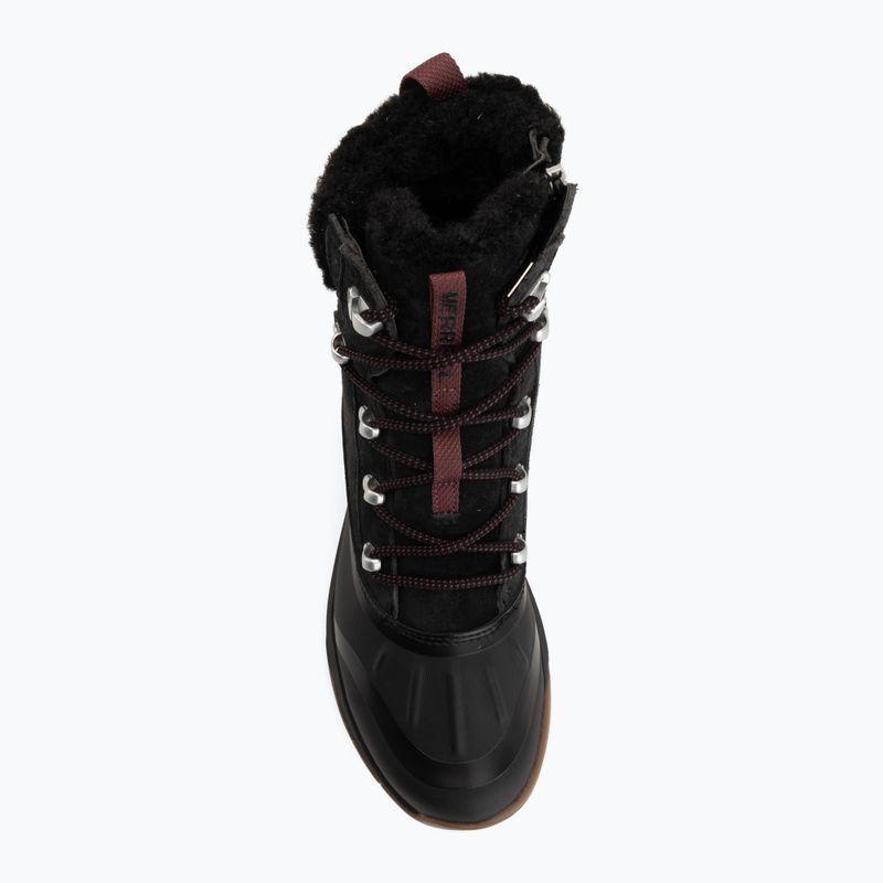 Women's snow boots Merrell Siren 4 Thermo Lace WP black 5