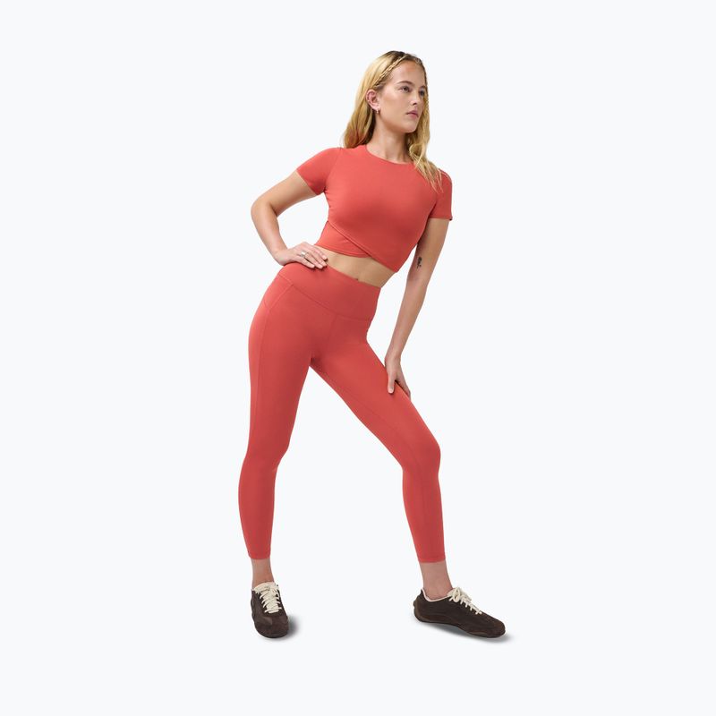 Women's training leggings Sweaty Betty All Day 7/8 terrazzo red 2
