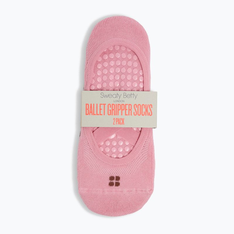 Women's socks Sweaty Betty Ballet Gripper 2 pary decopink chestnutbrown 2