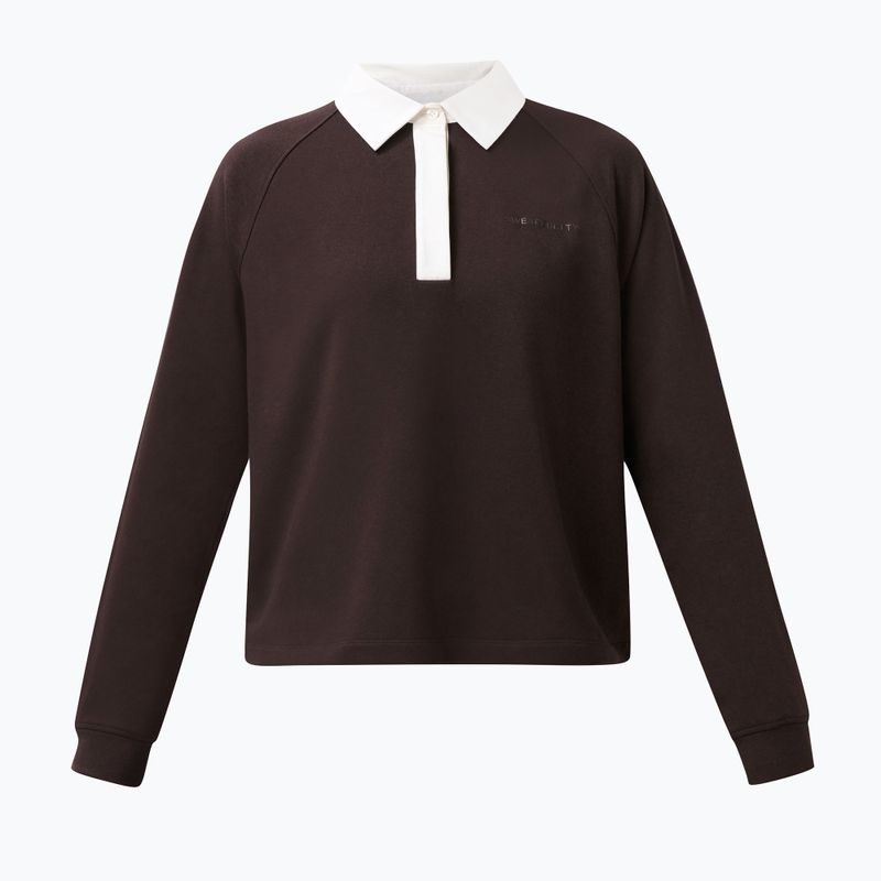 Women's sweatshirt Sweaty Betty Revive Rugby espresso brown 6