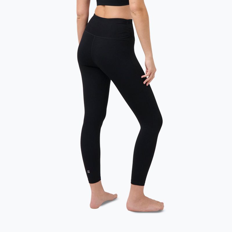 Women's training leggings Sweaty Betty Ultimate Studio 7/8 Ruched black 3