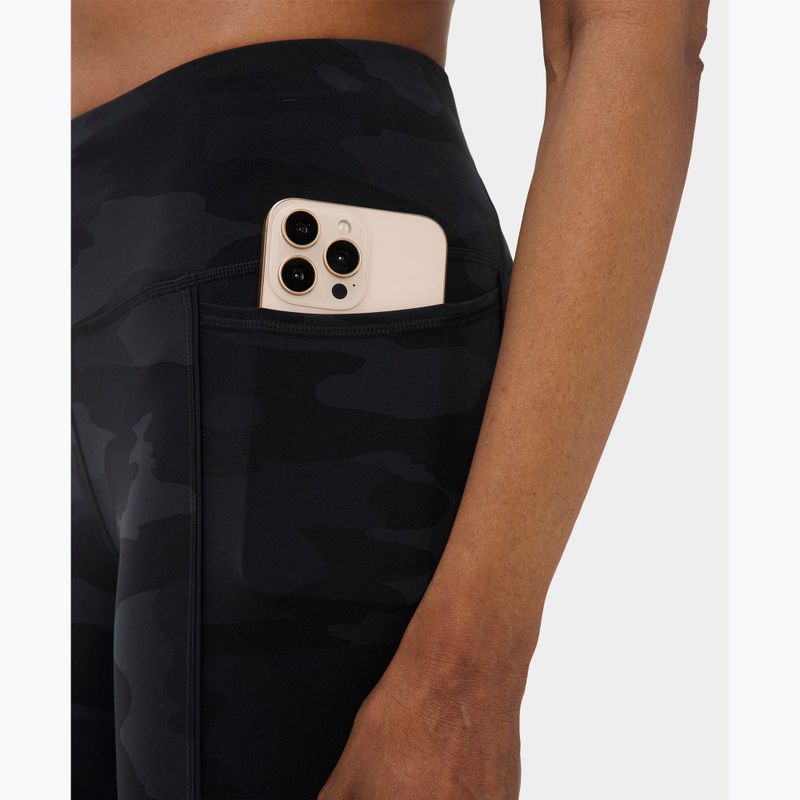 Women's training leggings Sweaty Betty Power Piping Workout 7/8 ultra black camo print 6
