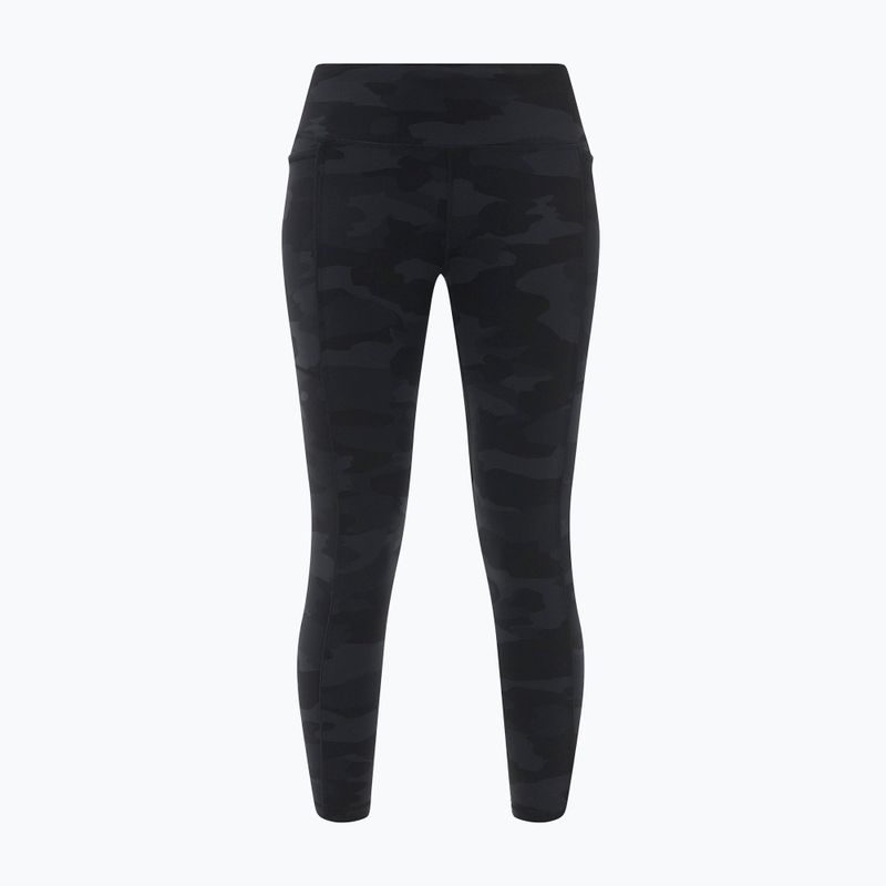 Women's training leggings Sweaty Betty Power Piping Workout 7/8 ultra black camo print 10