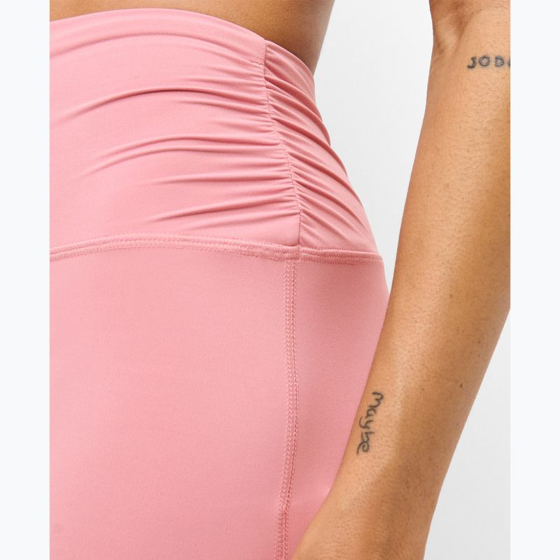 Women's training leggings Sweaty Betty Ultimate Studio 7/8 Ruched dark deco pink 5