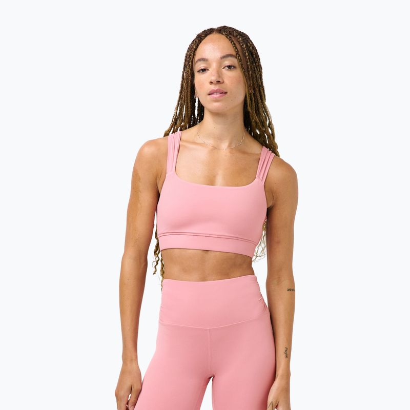Training bra Sweaty Betty Ultimate Studio Ruched dark deco pink