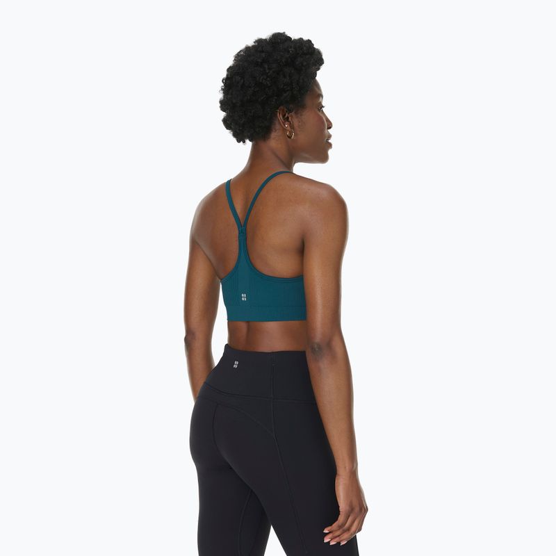 Training bra Sweaty Betty Sprint Rest Seamless Yoga green 3