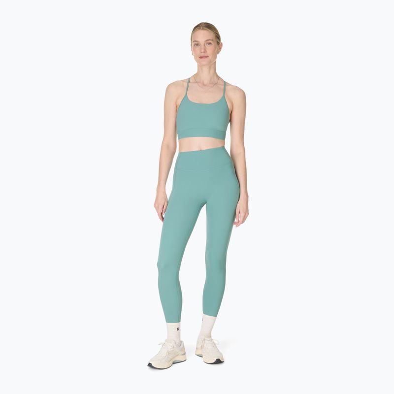 Women's training leggings Sweaty Betty Ultimate Studio Ribbed green 8