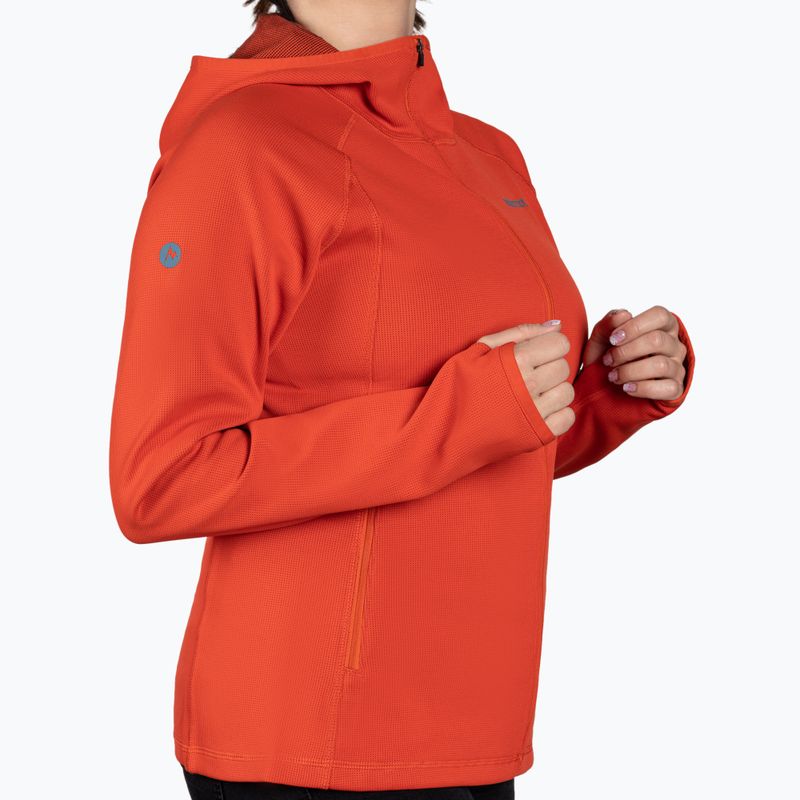 Women's trekking sweatshirt Marmot Simani orange 9012965972XS 3