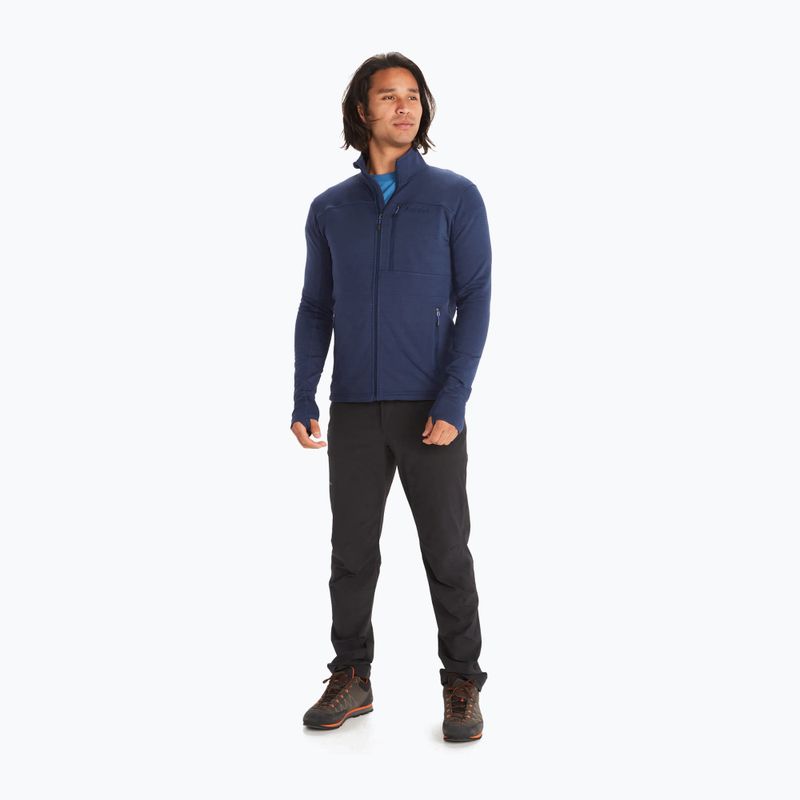 Marmot Preon men's fleece sweatshirt navy blue M11783 5